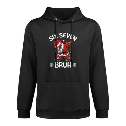 67 Six Seven Burh Funny Christmas Meme Men Women Kids Relaxed Fit Hoodie