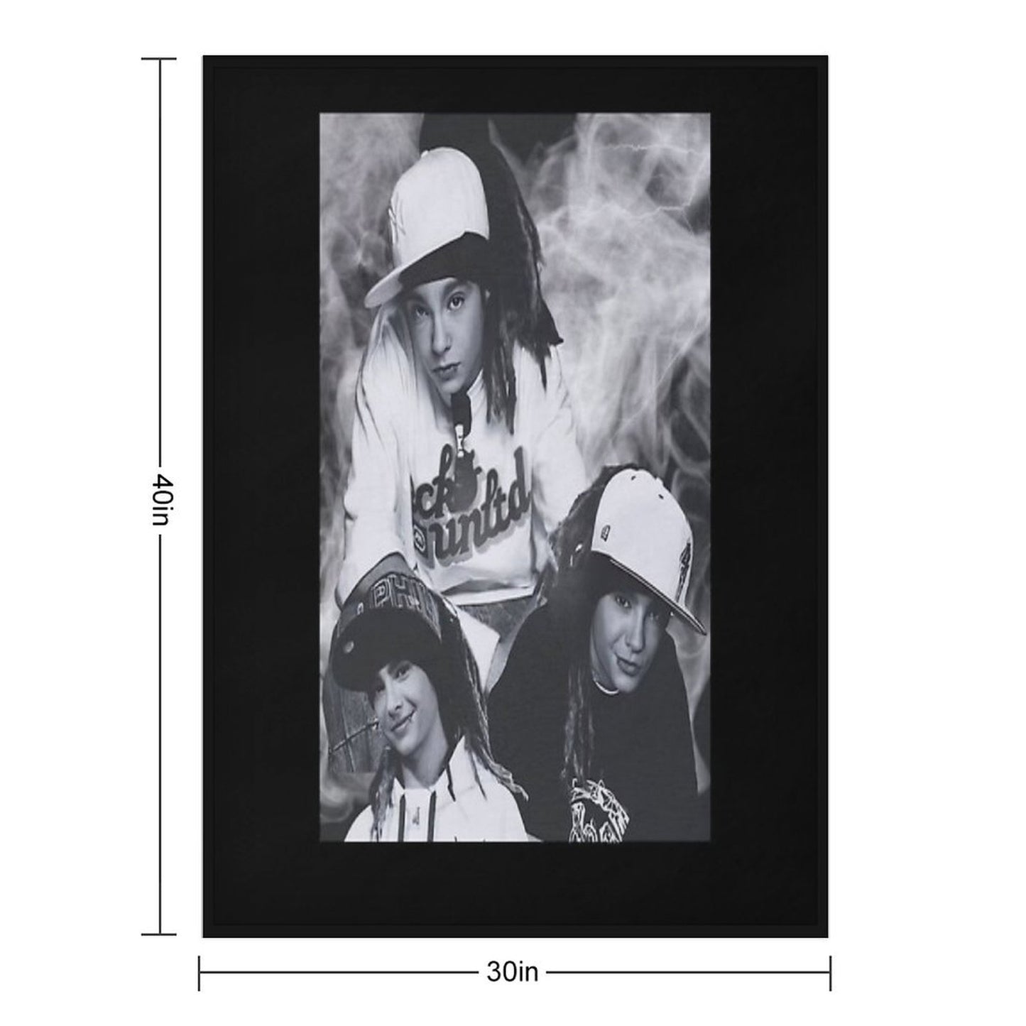 Tom Kaulitz Throw Blanket