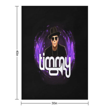 Timmy Trumpet Musician Throw Blanket
