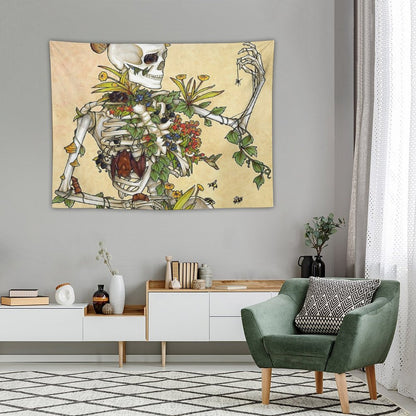 Bones And Botany Tapestry