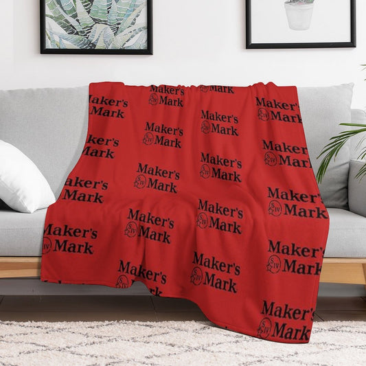 Maker's Mark Bourbon Throw Blanket