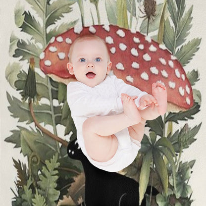 Tiny Unicorn Throw Blanket