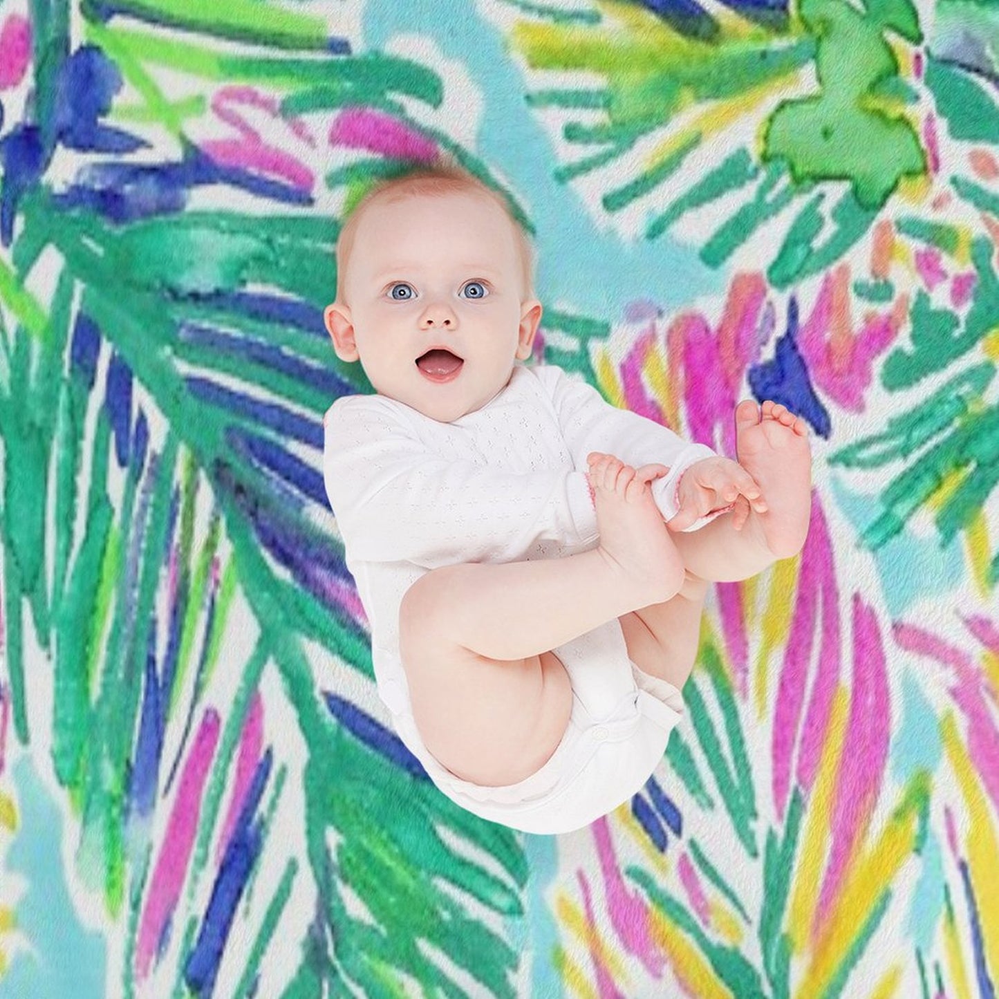 Coconut Lilly Tree Throw Blanket