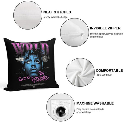 Juice WRLD Halftone Soft Style Accent Throw Pillow