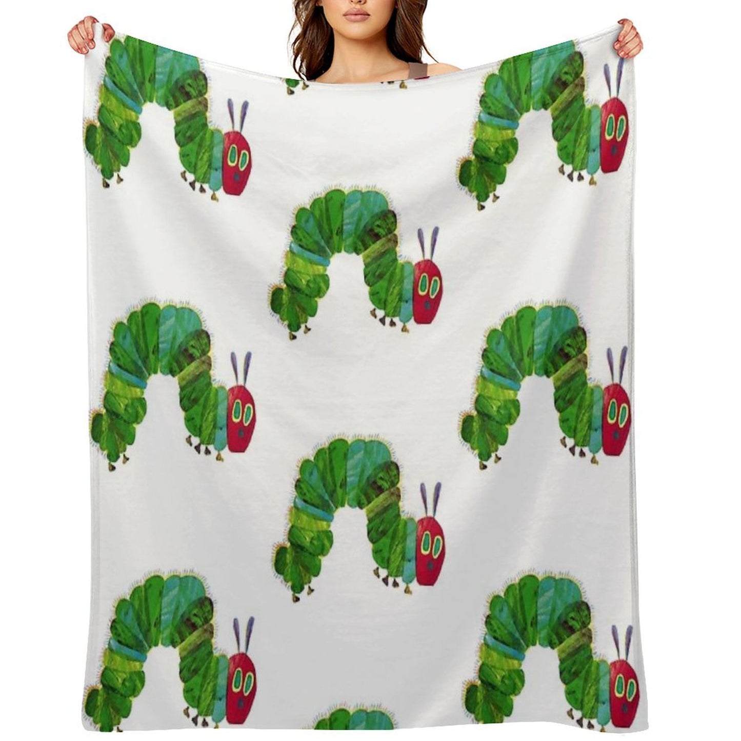 The Very Hungry Caterpillar Throw Blanket