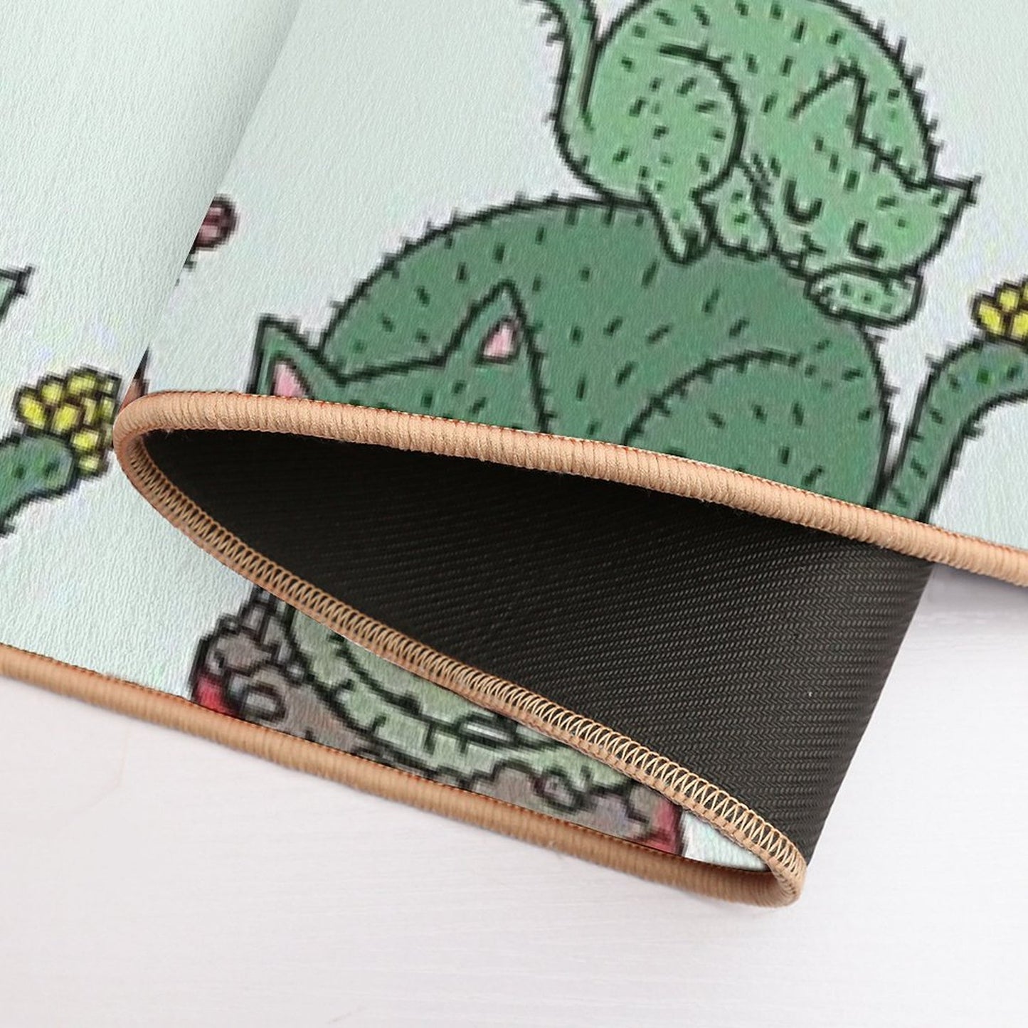 Cactus Cats Bath Mat