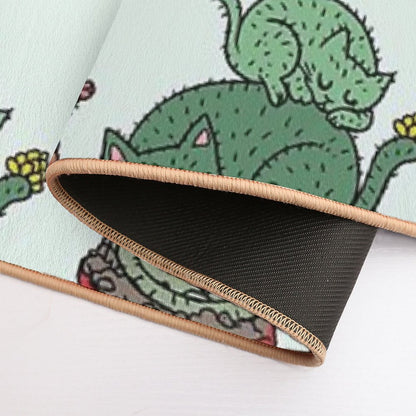 Cactus Cats Bath Mat