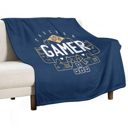Forever Gamer Throw Blanket