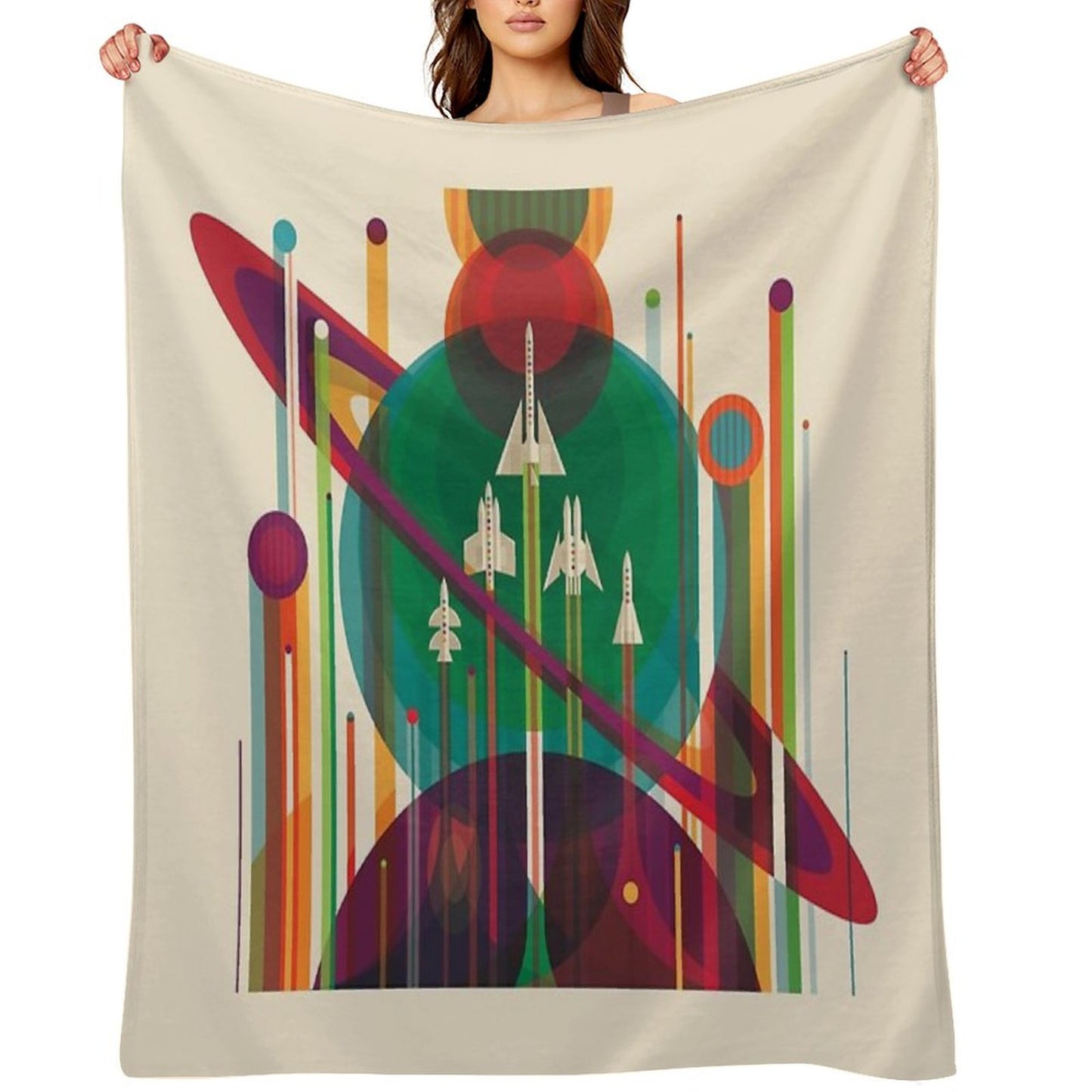 NASA JPL Space Tourism A Once in A Lifetime Getaway Throw Blanket