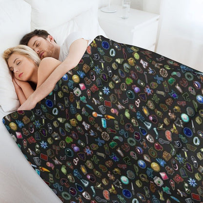Risk of Rain 2 Items Throw Blanket