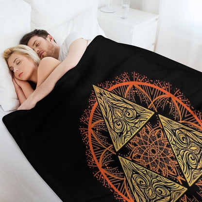 Mandalaforce Throw Blanket