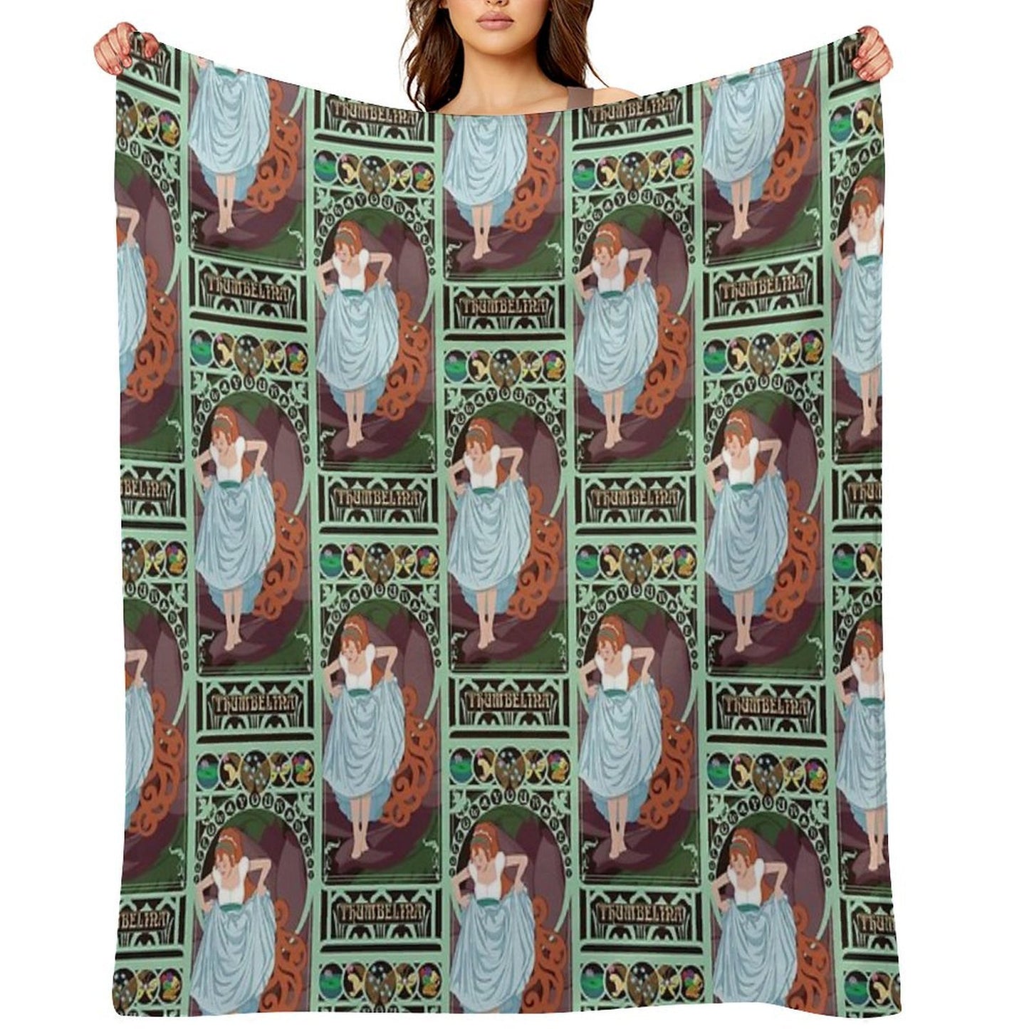 Thumbelina Nouveau - Thumbelina Throw Blanket