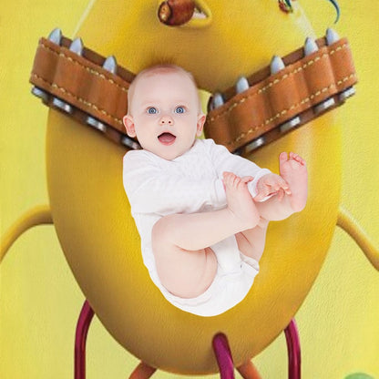 Daisy Donut Goes West Throw Blanket