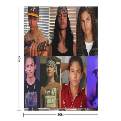 Miguel Cazarez Mora Collage Throw Blanket