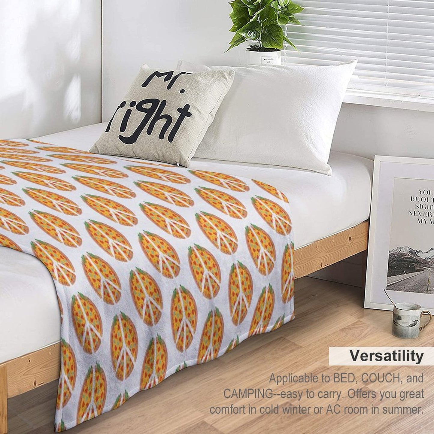 Peazza, Love And Joy Throw Blanket
