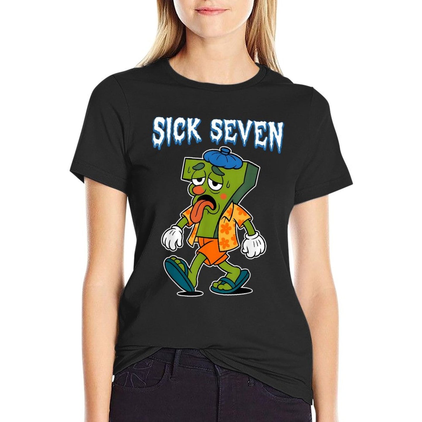 Funny Sick Seven 67 Halloween Costume for Trending Popular  Summer-ready Fabric T-Shirt