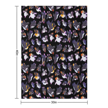 Penguin Day - Namedark Throw Blanket