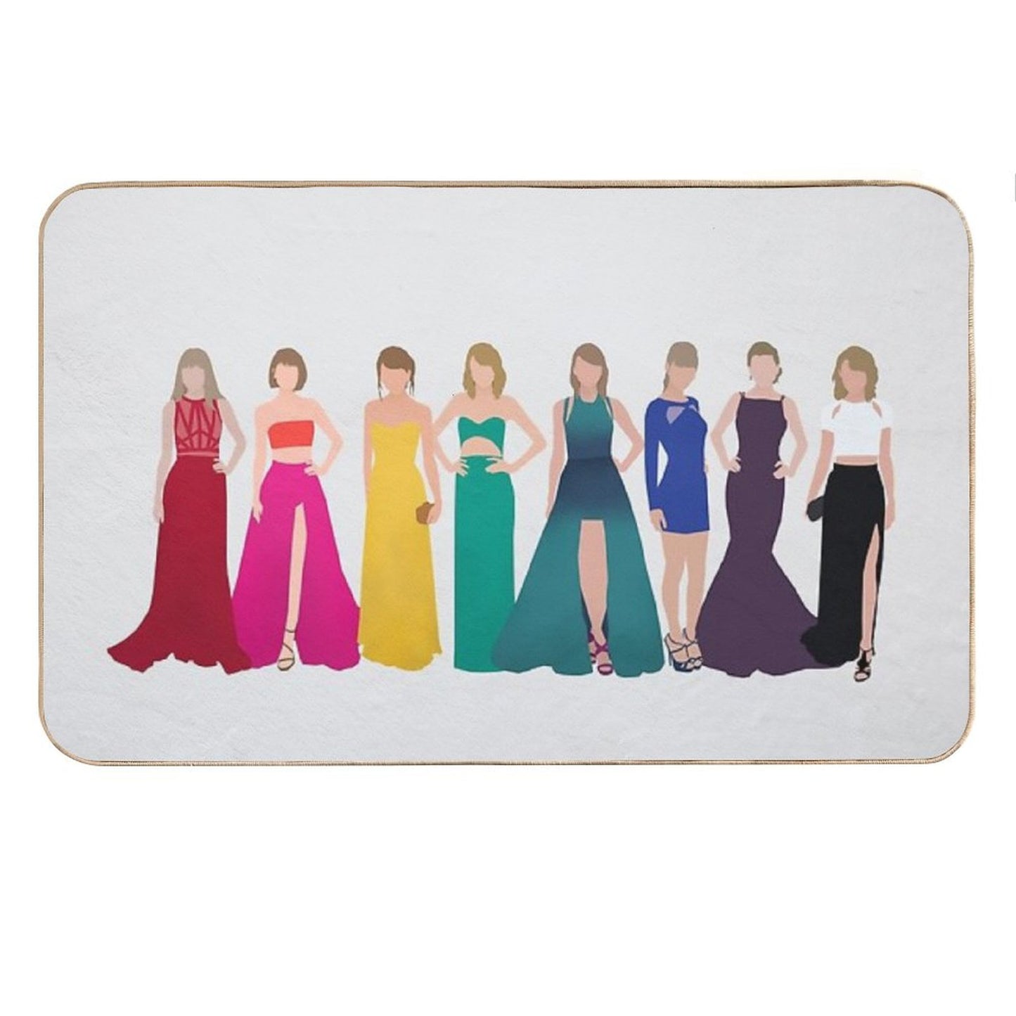 Taylor Swift Carpet Looks Bath Mat