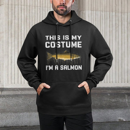 This Is My Costume Im A Salmon Halloween Costume Easy Care Hoodie