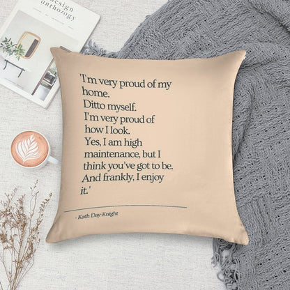 High Maintenance - Kath And Kim Soft Anti-Pilling Throw Pillow