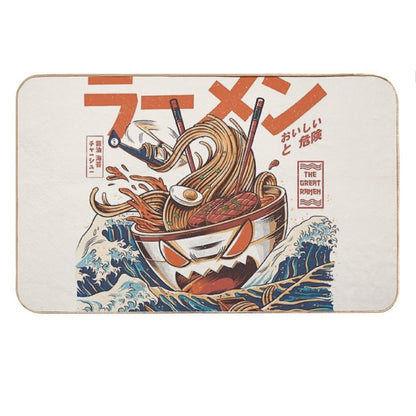 The Great Ramen Off Kanagawa Bath Mat