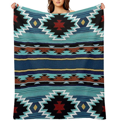 Navajo Blanket, Southwestern Art Design, Native American Blanket, Native American Art, Indian Art, Indian Blanket, Woven Blanket Throw Blanket