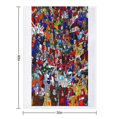 G1 Transformers Autobots Throw Blanket