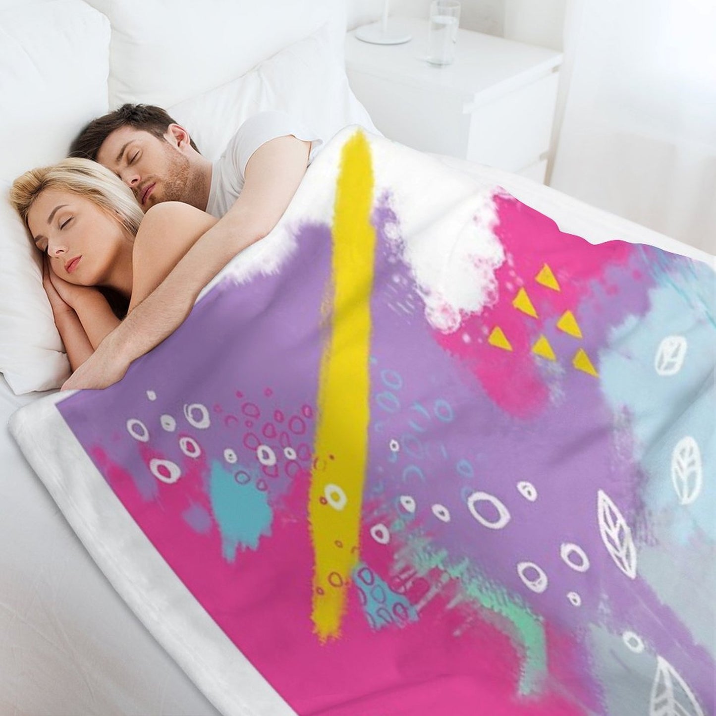 Be Bright New Design by What-Katy-Loved Throw Blanket