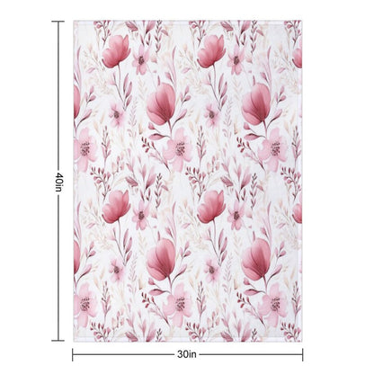 Floral Freshness Throw Blanket
