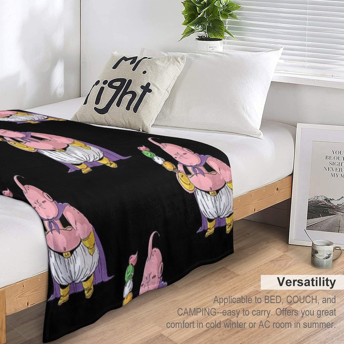 Majin Buu Throw Blanket
