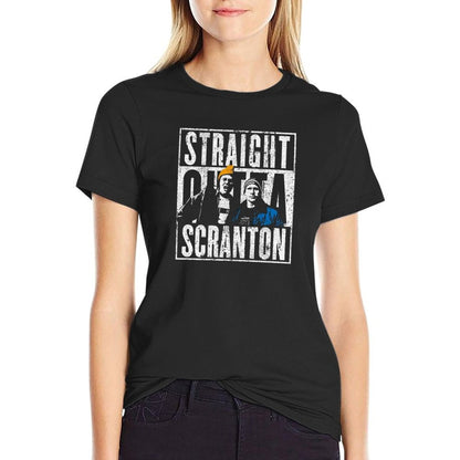 Straight Outta Scranton - Lazy Scranton  Eco-friendly Material T-Shirt