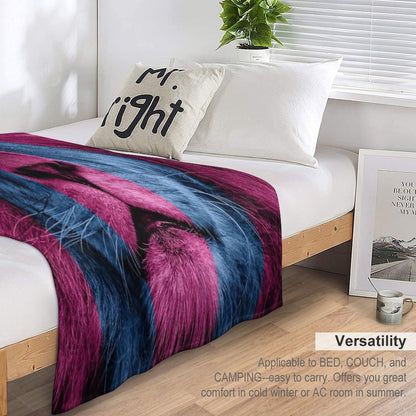 Aston Villa Lion Throw Blanket