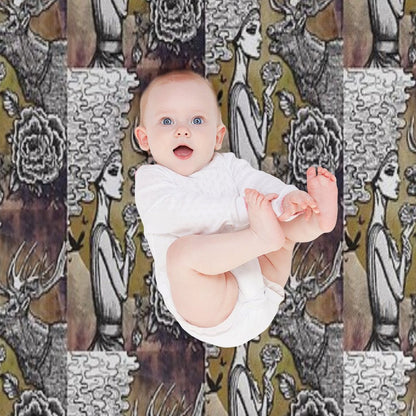 The Lonely Goddess Throw Blanket