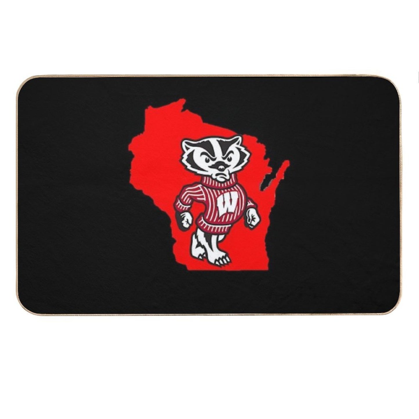 On Wisconsin! UW Madison Badger Bath Mat