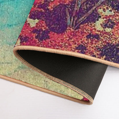 The New Year in Hisseii - Nature Landscape Durable Bath Mat