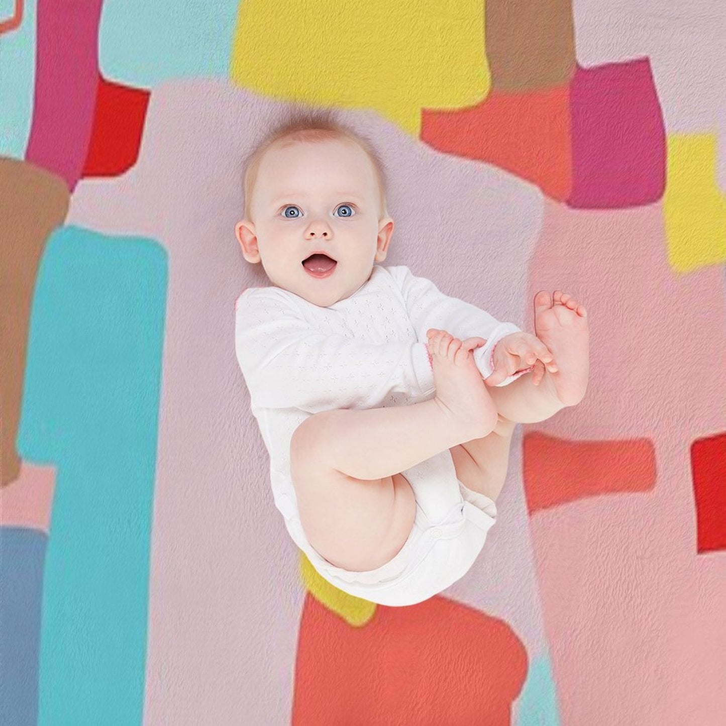 Windows of Possibility #abstractart #painting Throw Blanket