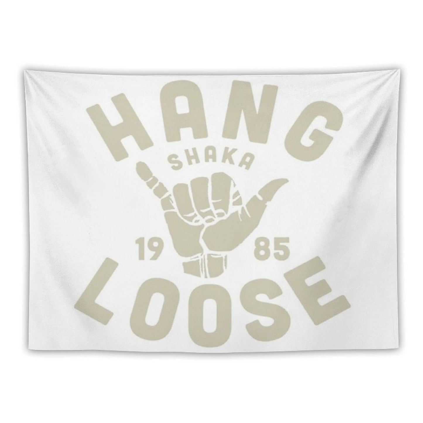 Vintage Surf Sticker Shaka Tapestry