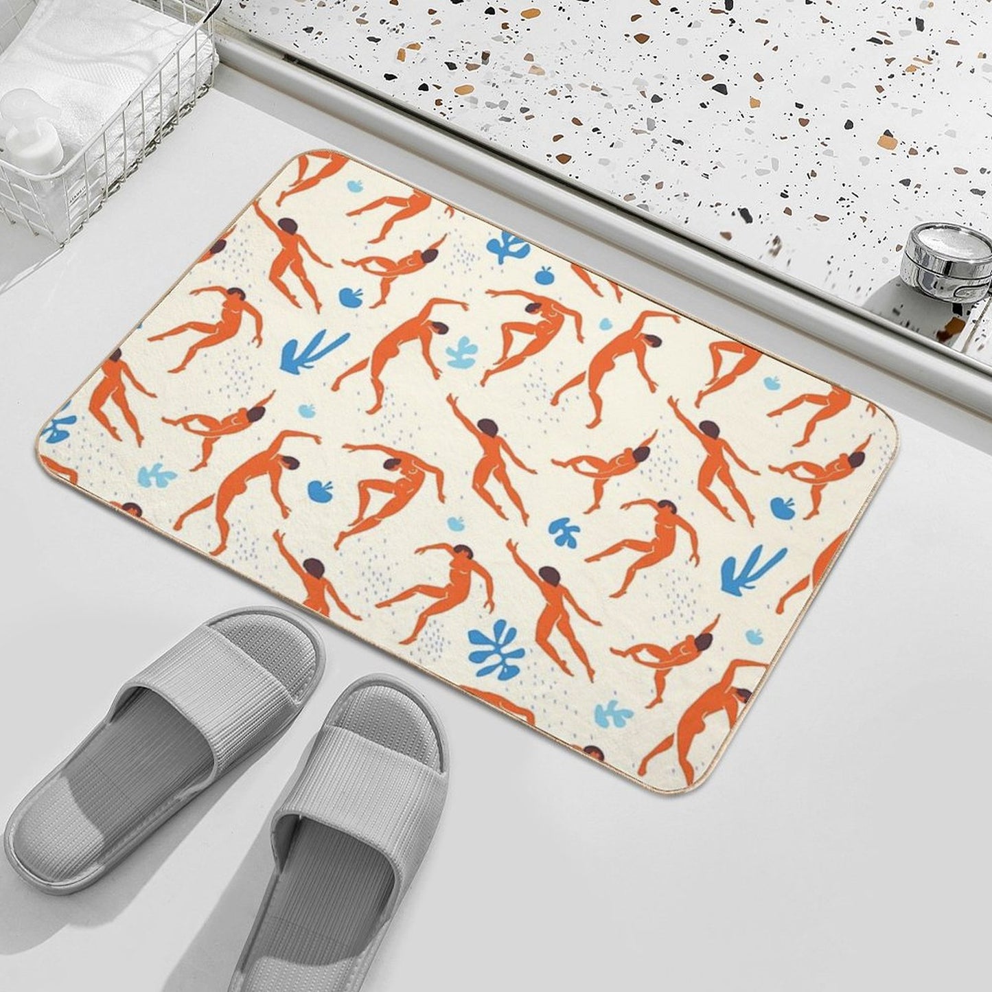 Dancers - Inspired by Matisse Bath Mat