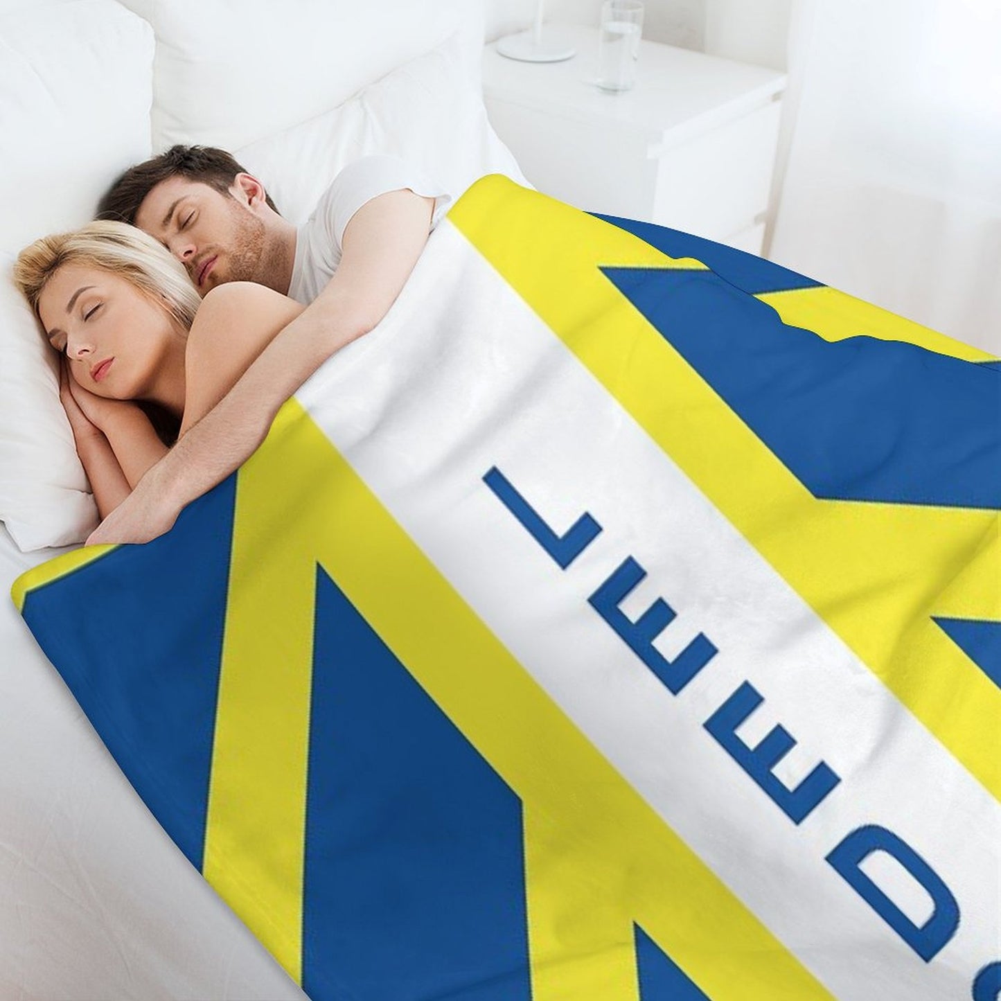 Leeds United Throw Blanket