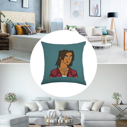 Total Drama - Alejandro Linen Throw Pillow Cover
