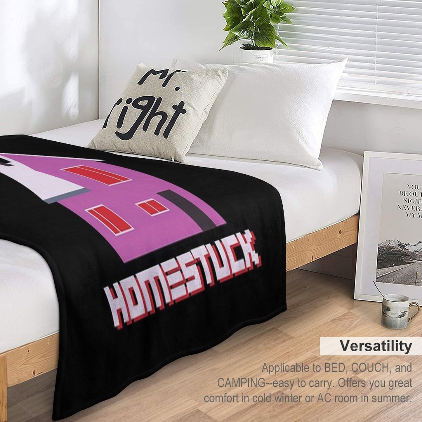 Homestuck Home House Book 4 Colors Throw Blanket