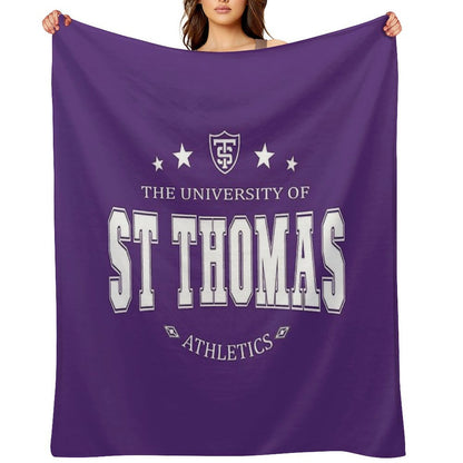 University Of St Thomas Throw Blanket