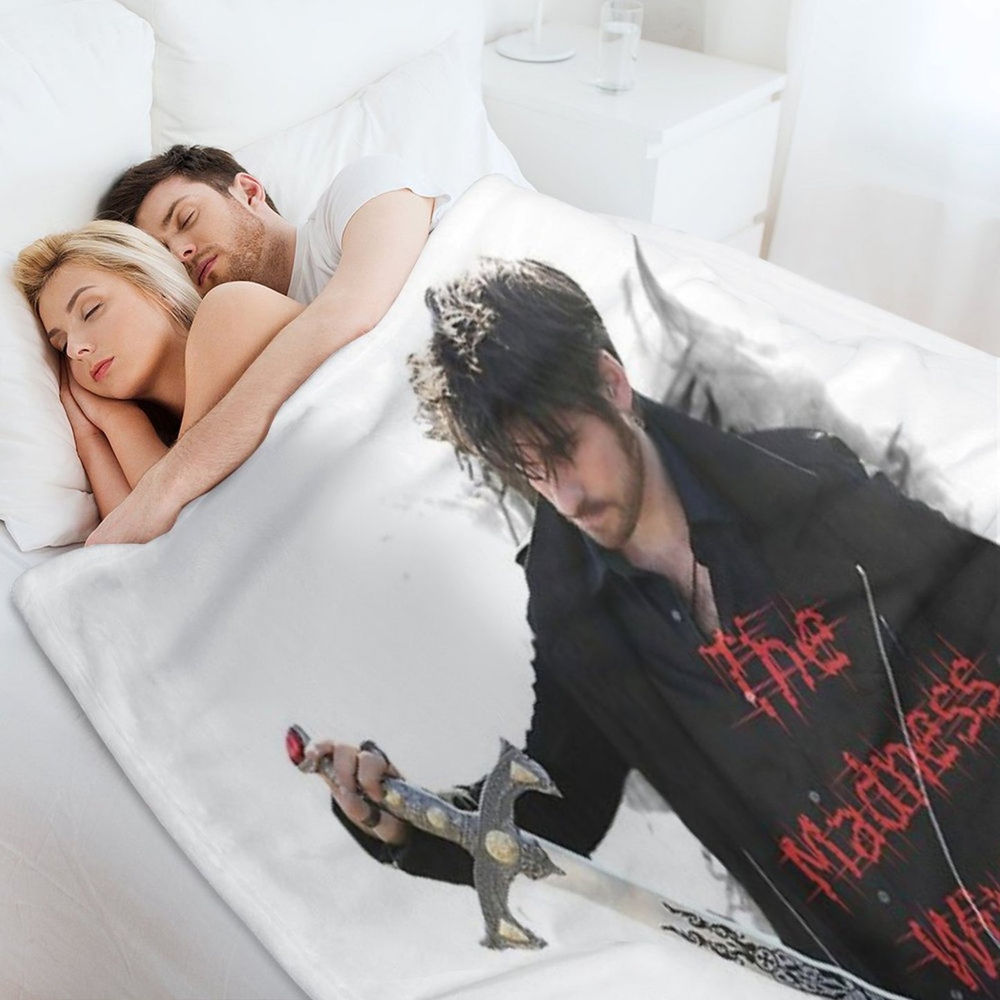 The Madness Within Throw Blanket