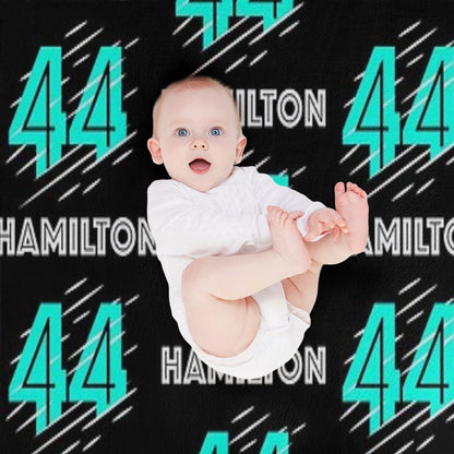 F1 Lewis Hamilton Throw Blanket