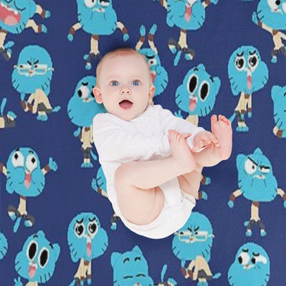 Gumball Pixel Art - Pattern Throw Blanket