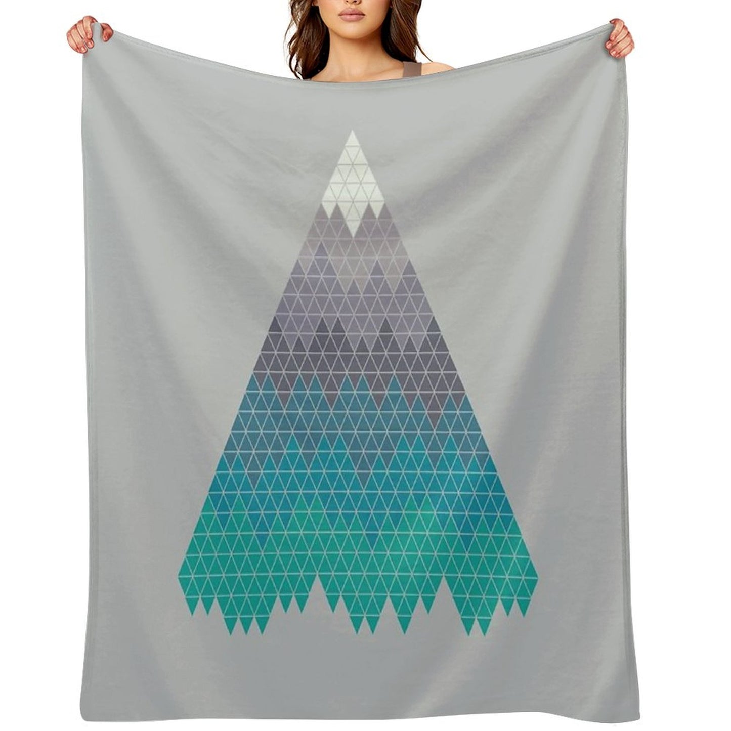 Many Mountains Throw Blanket