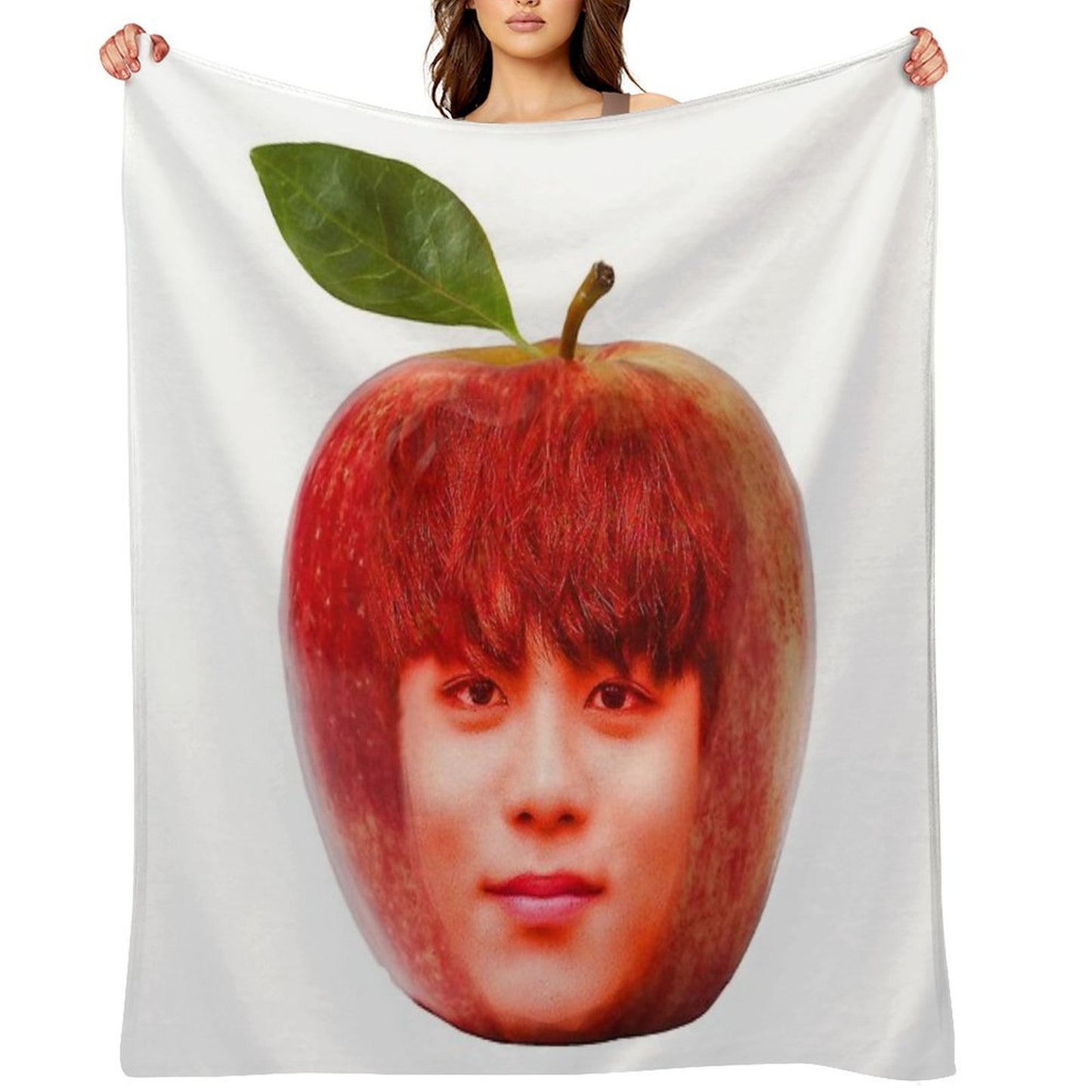 Jongho Apple Throw Blanket