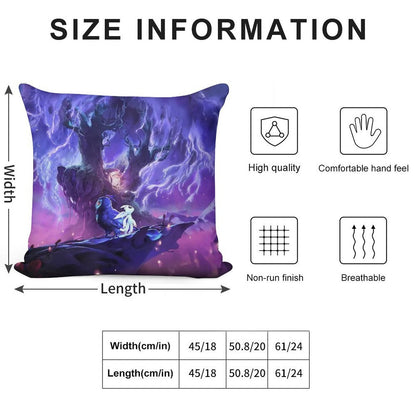 Ori Will of The Wisp Soft Style Accent Throw Pillow