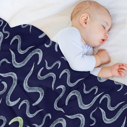 Caenorhabditis Elegans Model Organism Biology Pattern Throw Blanket