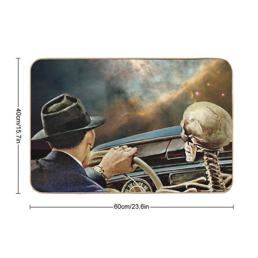 Deep Space Ride  Long-Lasting Bath Mat